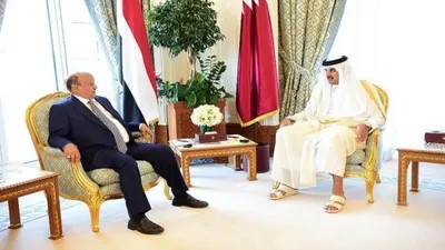 الرئيس " هادي " يطير إلى قطر لعقد صفقة مع الدوحة وصحيفة تكشف التفاصيل 