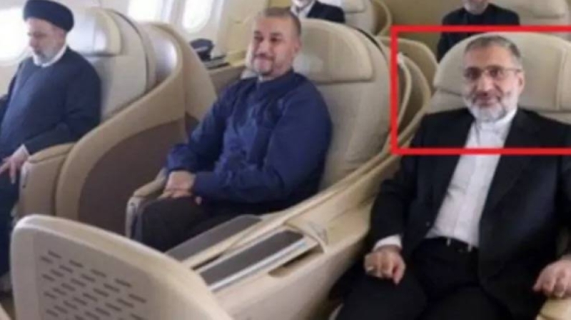 صورة على متن طائرة تضع الرئيس الإيراني في مأزق خلال رحلته إلى نيويورك...شاهد