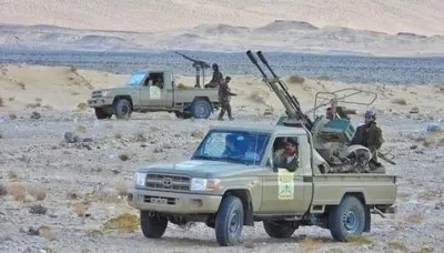 اندلاع مواجهات بين قوات العمالقة ومليشيا الحوثي في خط الدفاع المتقدم لمحافظة شبوة