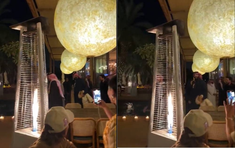 شاهد .. لحظة دخول ولي عهد السعودية لمطعم بالعلا .. ومواطنون يحيونه : "حي هالشوف أبو سلمان"