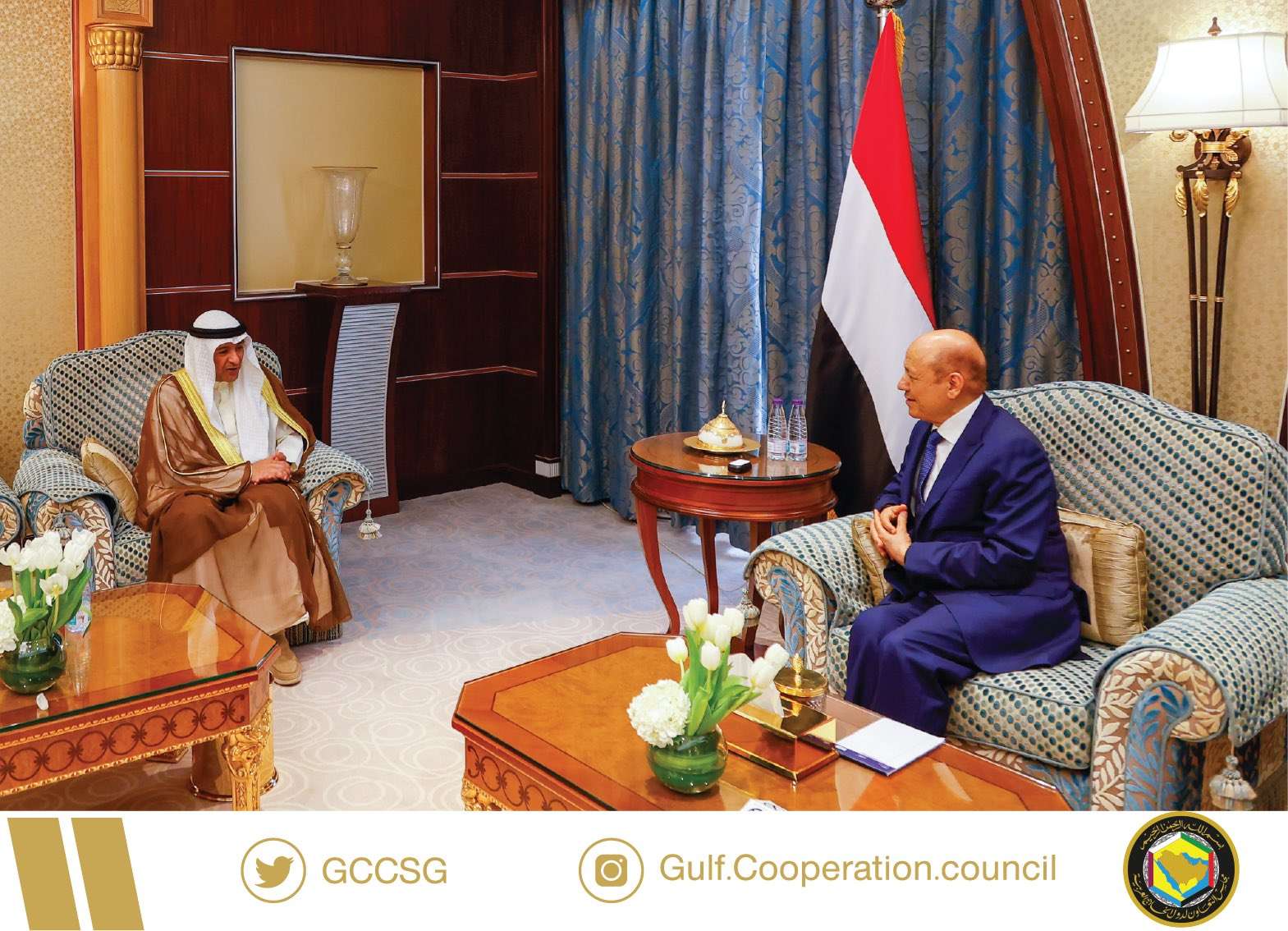 مجلس التعاون الخليجي يكشف موقفه من استمرار الوحدة اليمنية ويبلغ العليمي رسميا