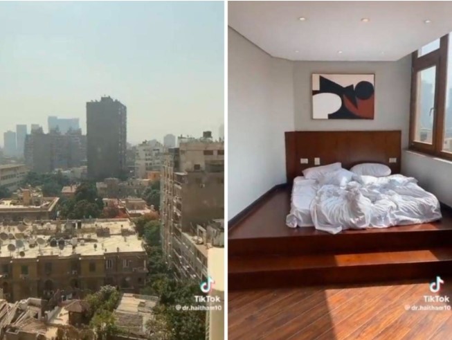 فيديو طريف لسائح سعودي حجز غرفة مطلة على نهر النيل في القاهرة قبل أن يتفاجأ بما حدث !